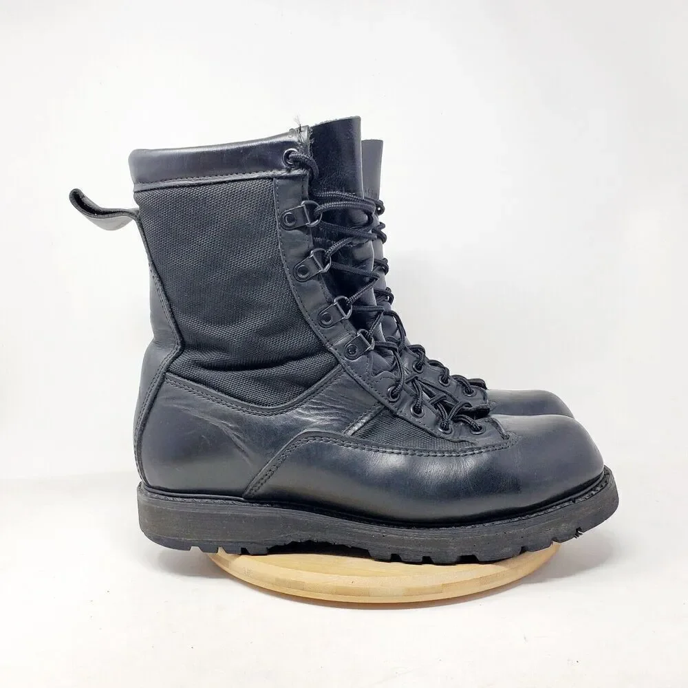 Matterhorn Boots Mens 9 Black Military Tactical Combat Shoe Vibram Insulated USA